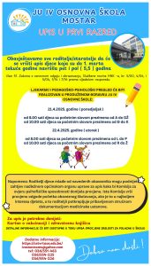 Read more about the article Upis u prvi razred